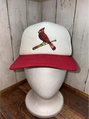 St Louis Cardinals 47 Brand Trucker Mesh Snapback Adjustable Hat Cap MLB Sequins